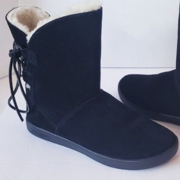 UGG Shoes - UGG 1019361 Koolaburra Shazi Suede Black Boots
